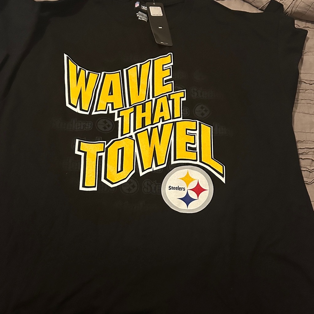 Steelers Team Apparel Black T-Shirt